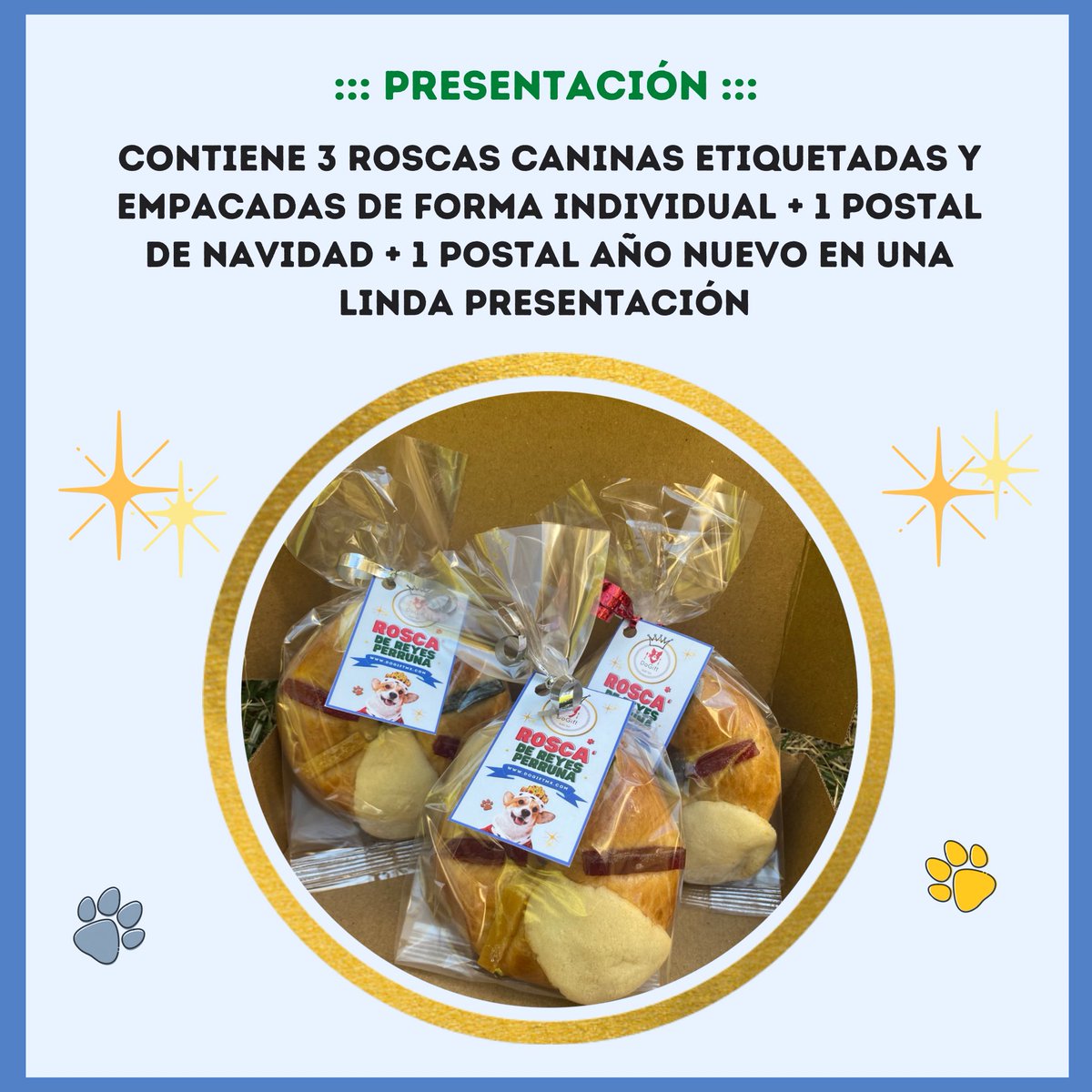 dogiftmx's tweet image. Perrunos! Ya pueden hacer pedido de nuestro lindo kit de roscas caninas 👑 incluye 3 roscas 1 postal de navidad y 1 postal de año nuevo 
.
.
📦 Envíos a todo México 🇲🇽 
.

dogiftmx.com/productos/rosc…