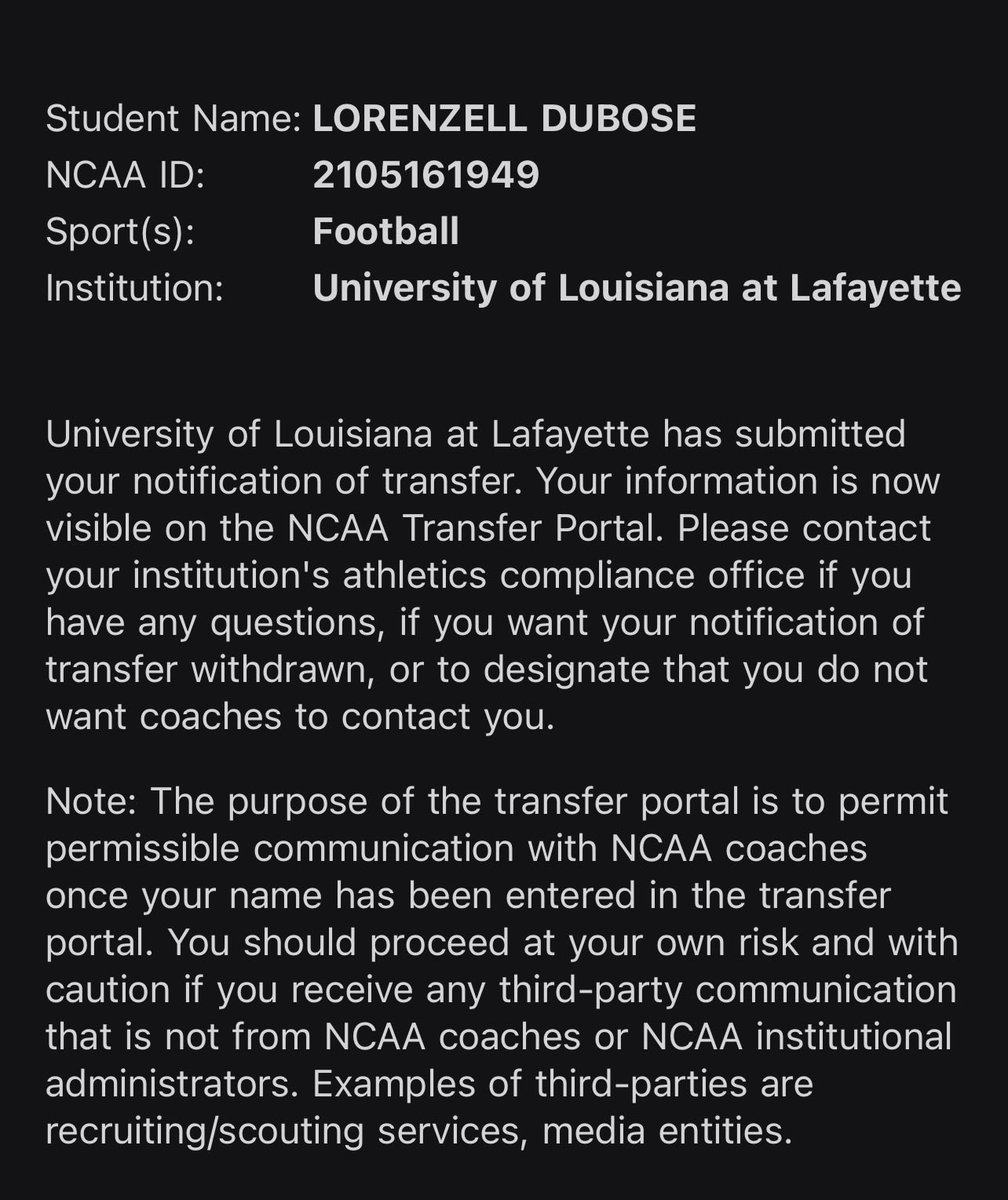 Lorenzell Dubose tweet media