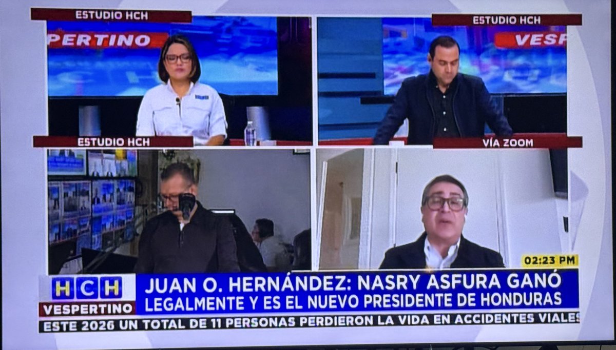 CesiaMejiaHN's tweet image. “Basta ya de estar jodiendo con mi nombre” dice expresidente Juan Orlando Hernández y asegura que ahora responderá a los discursos de odio. 
Vea la entrevista ahora en @HCHTelevDigital