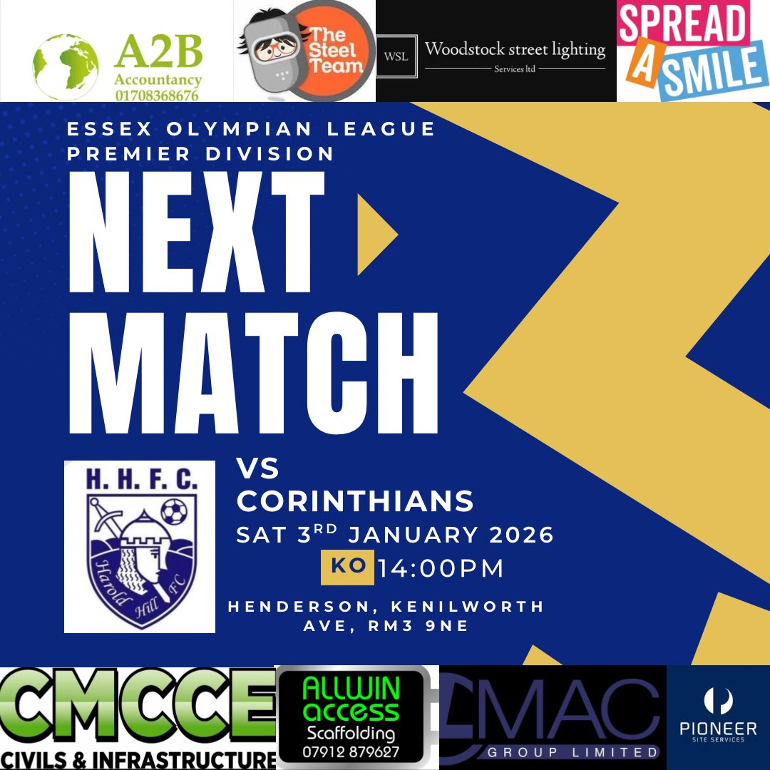 Harold Hill Football Club tweet media