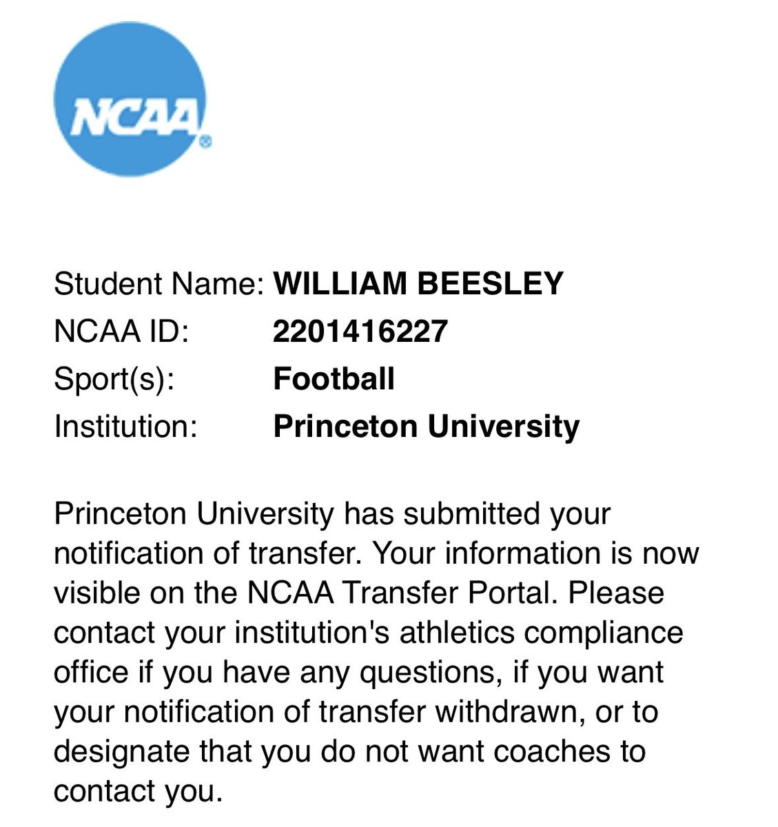 Will Beesley tweet media