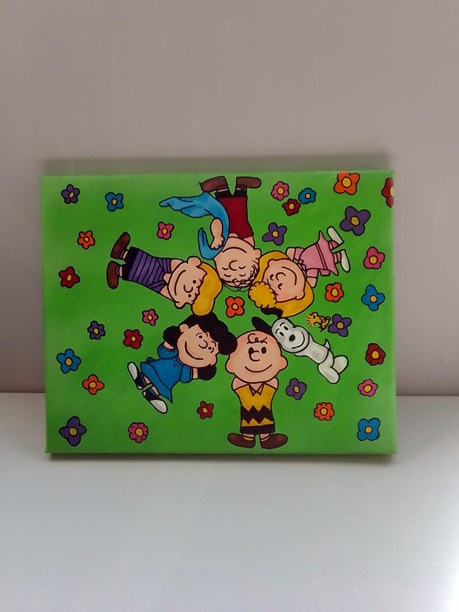 Geeking4Art's tweet photo. The Peanuts Gang - 8x10 Stretched Canvas
.
.
.
#acrylicpainting #acrylicart #art #artwork #artist #painting #NostalgiaArt #CartoonArt #PeanutsGang #CharlieBrown #Snoopy #CharlesSchulz #SnoopyAndFriends #LinusVanPelt #LucyVanPelt #SallyBrown #Woodstock #PeanutsFans #GoodGrief https://t.co/gnCwOe6Qkx
