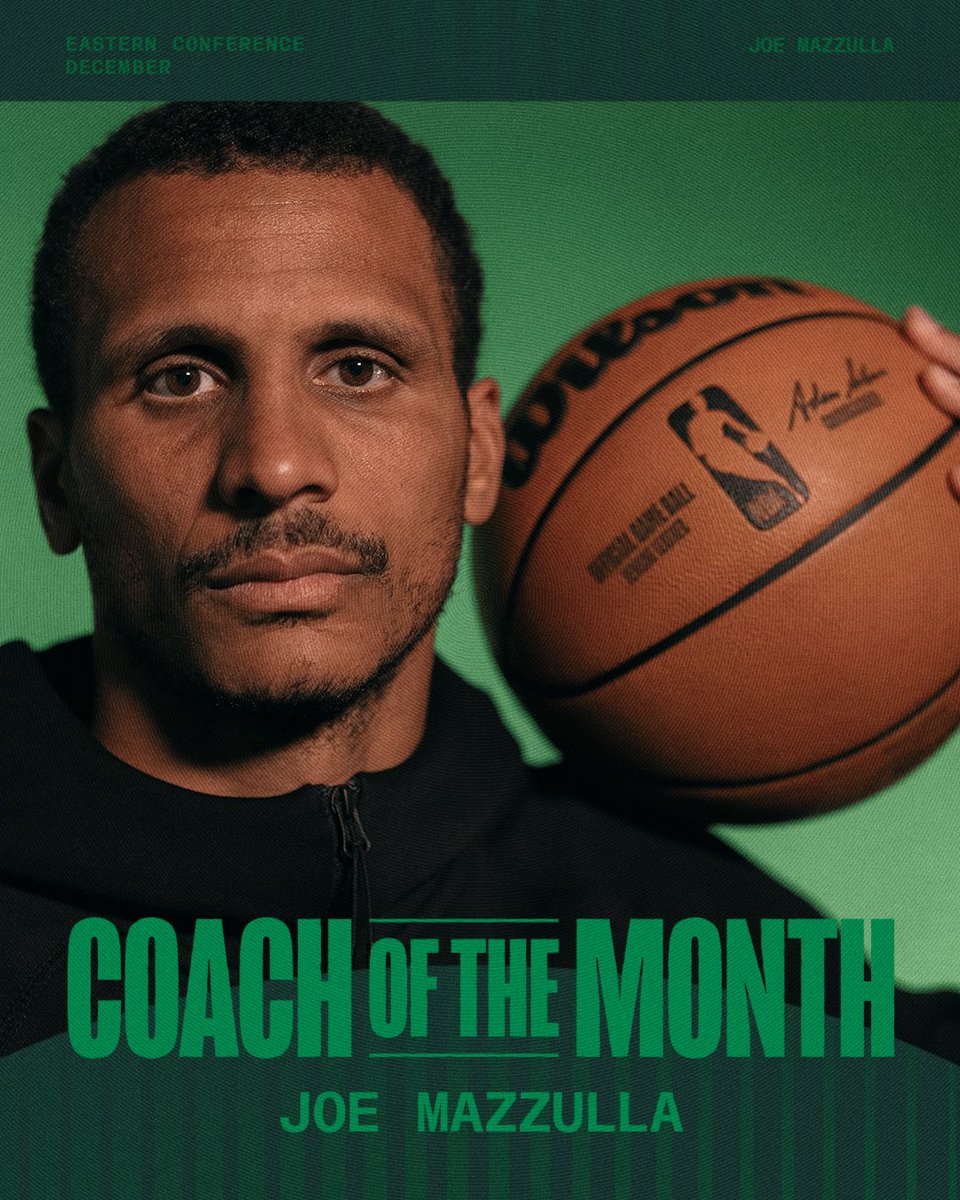 celtics's tweet image. Coach of the Month for the 5th time ☘️

Congrats, Joe 👏👏👏👏👏