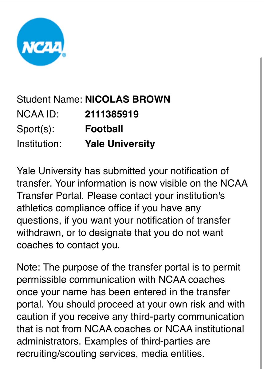 Nico Brown tweet media