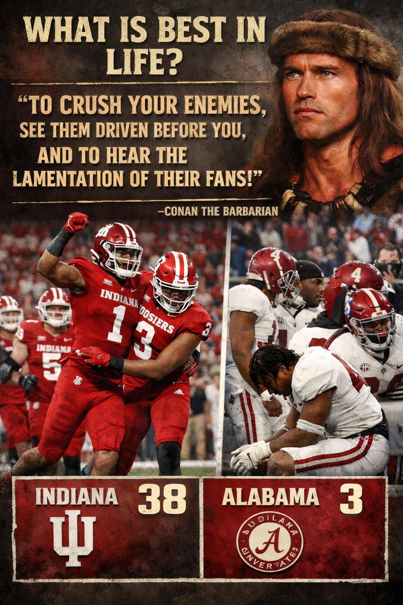 #IUFB <a href="/CCignettiIU/">Curt Cignetti</a> <a href="/IndianaFootball/">Indiana Football</a>