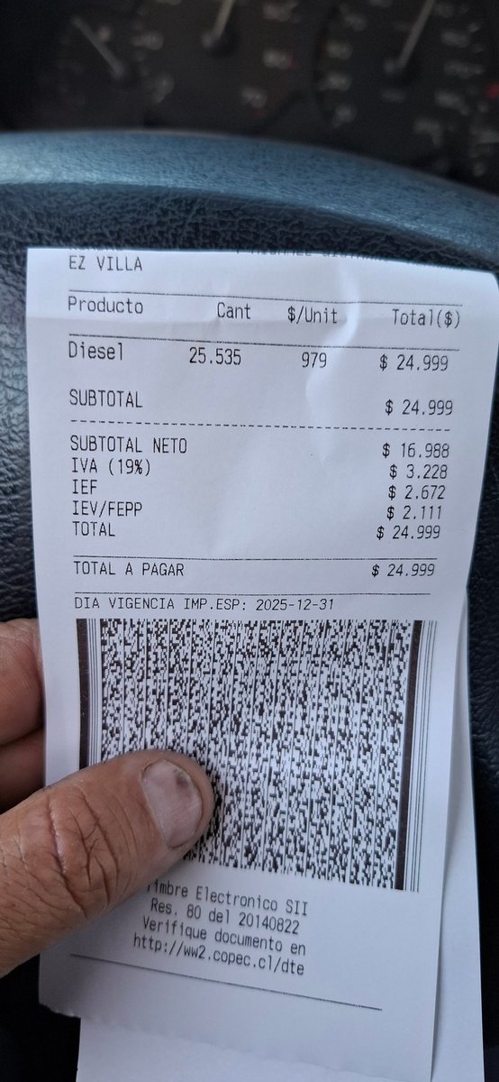 Horrible todo el impuesto al combustible