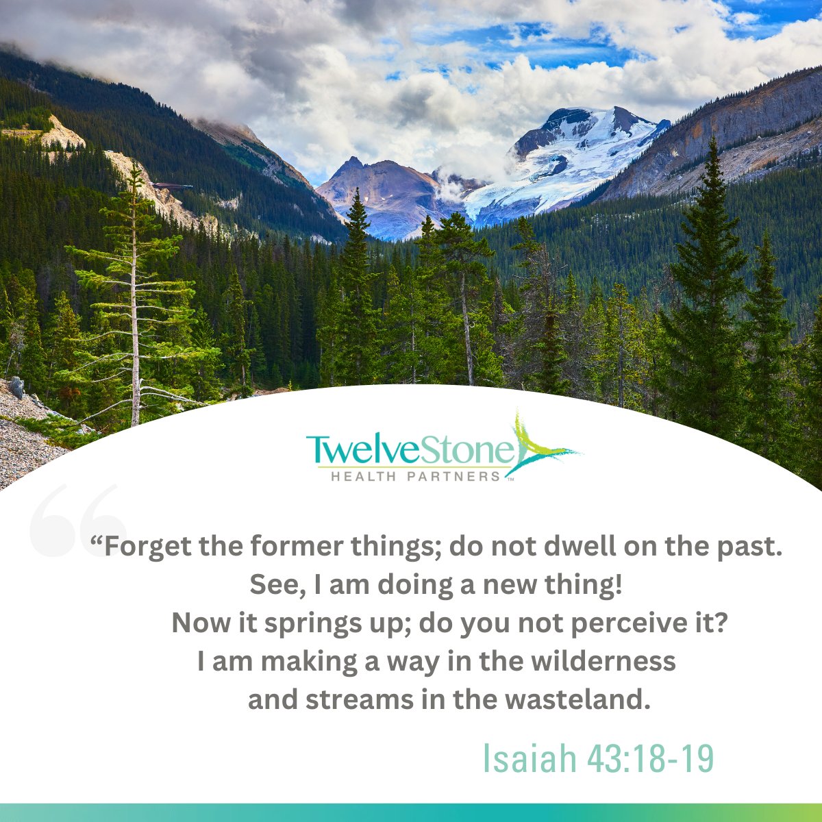 Every new week is an opportunity to serve with intention and walk boldly in purpose.

“See, I am doing a new thing…”
— Isaiah 43:18–19
We’re thankful to be part of work that truly makes a difference.

#MotivationMonday #FaithAtWork #PurposeDriven #NewBeginnings #TwelveStone