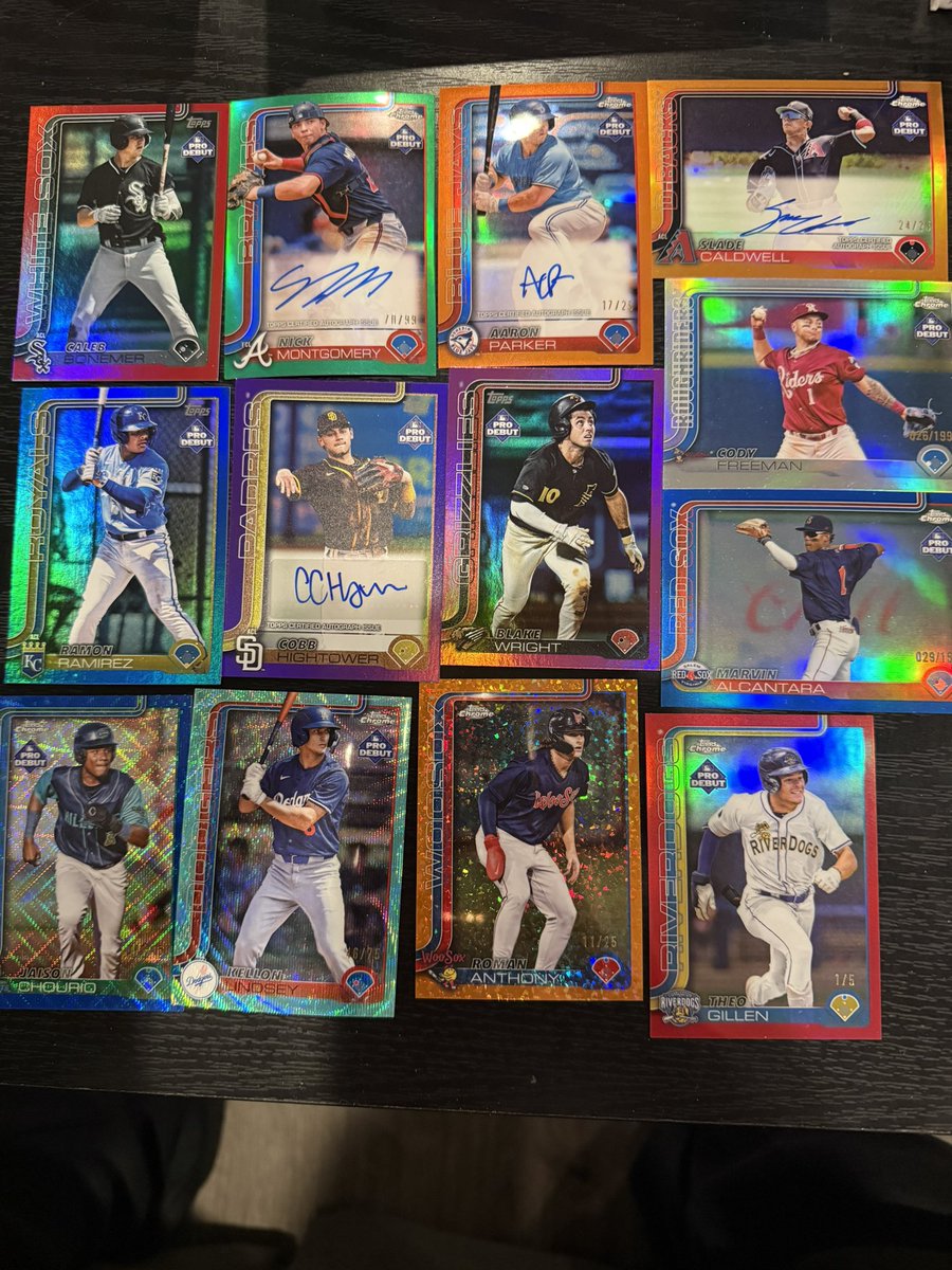 LozenskiRob's tweet photo. Received my 4 Jumbo Hobby Boxes from @scctradingcards and I got some really good hits.  Can’t wait to get my triple auto back from Topps. https://t.co/0Lyu3FpoRF