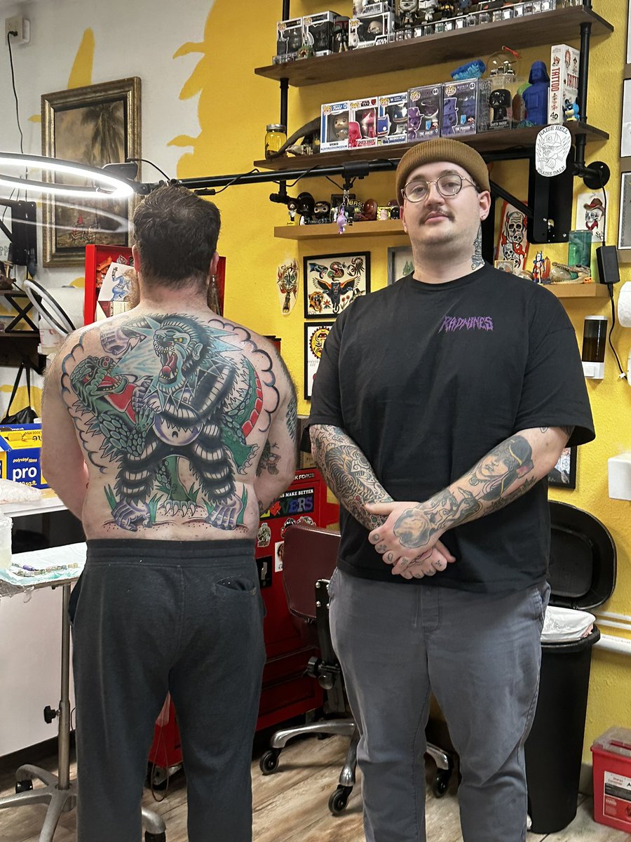 SjCtattoos's tweet image. GODZILLA VS. KONG