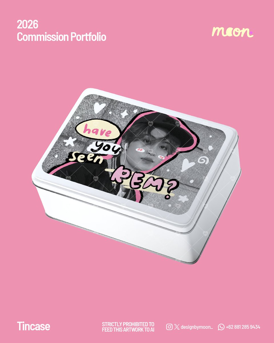 id photo, sticker, tincase - mark nct
whatsapp (fast response) for inquiries!๑>ᴗ<๑

#jasadesain #jasadesign #디자인커미션 #designcommission #컵홀더디자인 #포스터디자인 #포카디자인 #kpopcommission #zonauang
jasa design desain goodies fanmerch kpop fan support event konser concert