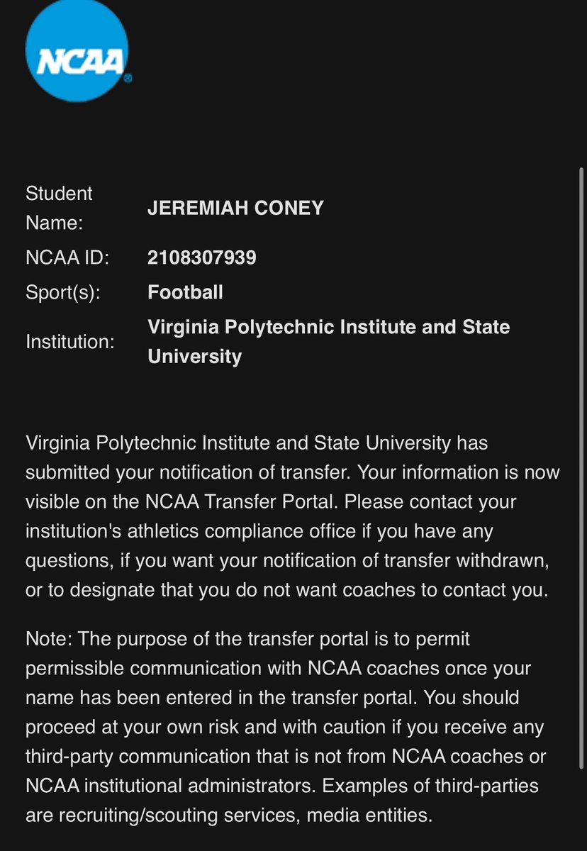 Jeremiah Coney tweet media