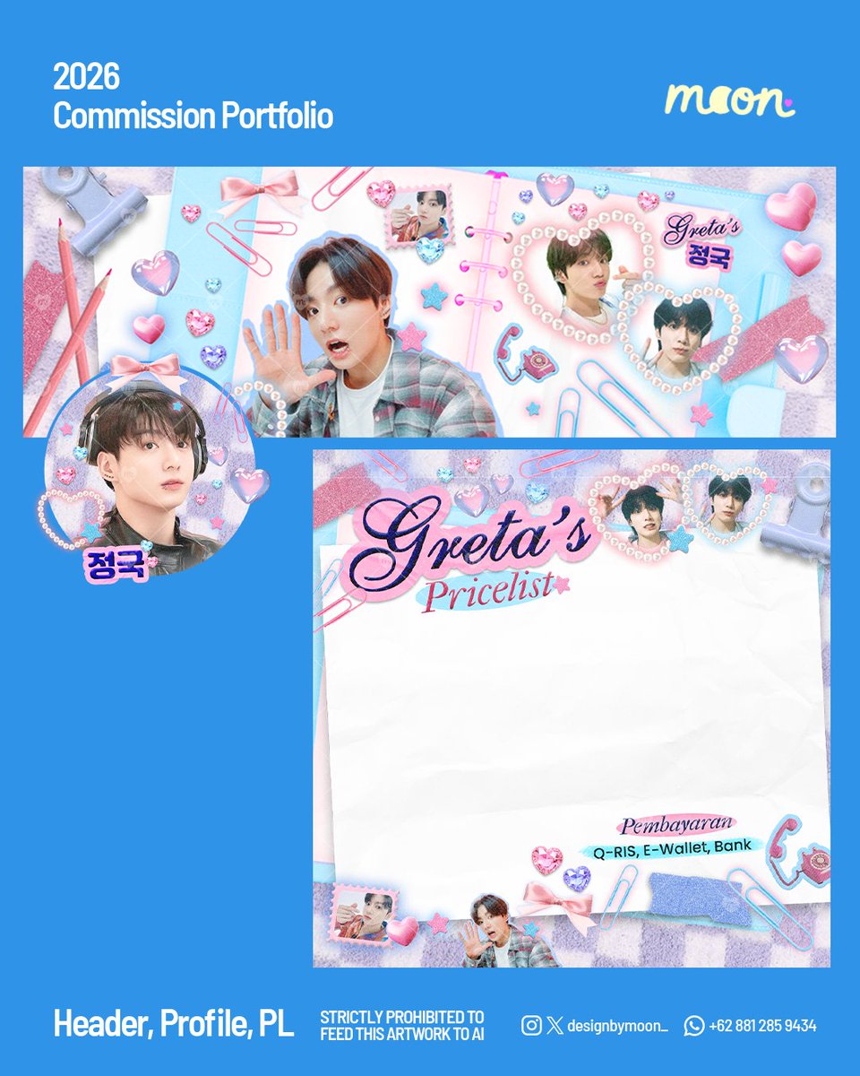 layout, poster
whatsapp (fast response) for inquiries!๑>ᴗ<๑

#jasadesain #jasadesign #디자인커미션 #designcommission #컵홀더디자인 #포스터디자인 #포카디자인 #kpopcommission #zonauang
jasa design desain layout kpop poster idol