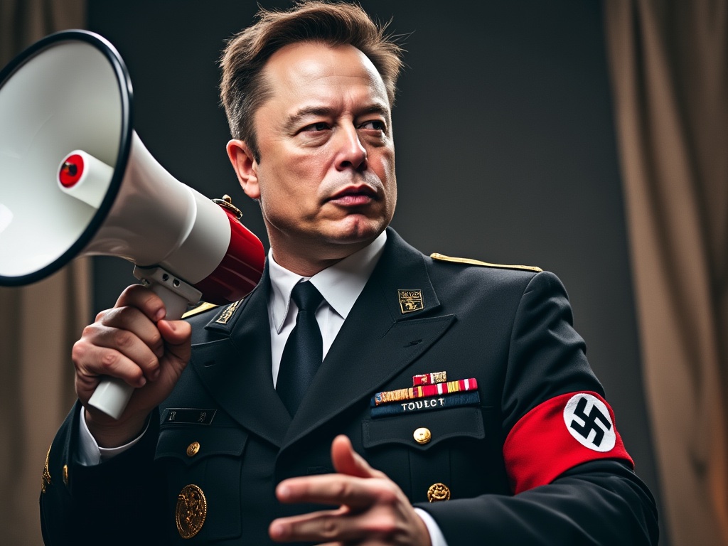 <a href="/elonmusk/">Elon Musk</a> Dude, you purposely did that Nazi salute because you knew everybody was going to say you did a Nazi salute and then you could say everybody’s being retarded for calling you a Nazi.

It was an epic troll. But you did a fucking Nazi salute, dude.