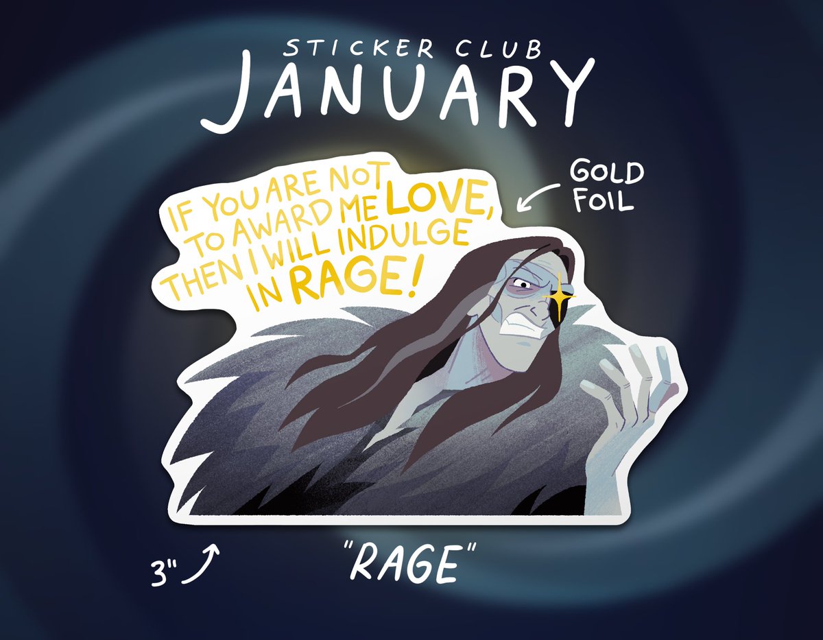 growingdarker's tweet image. I’m not dead and I have news! I’d like to try out patr3on so I decided to start a sticker club (featuring the creature of all time because why not)

the sticker is limited edition and there are only few spots available this month!

#Frankenstein