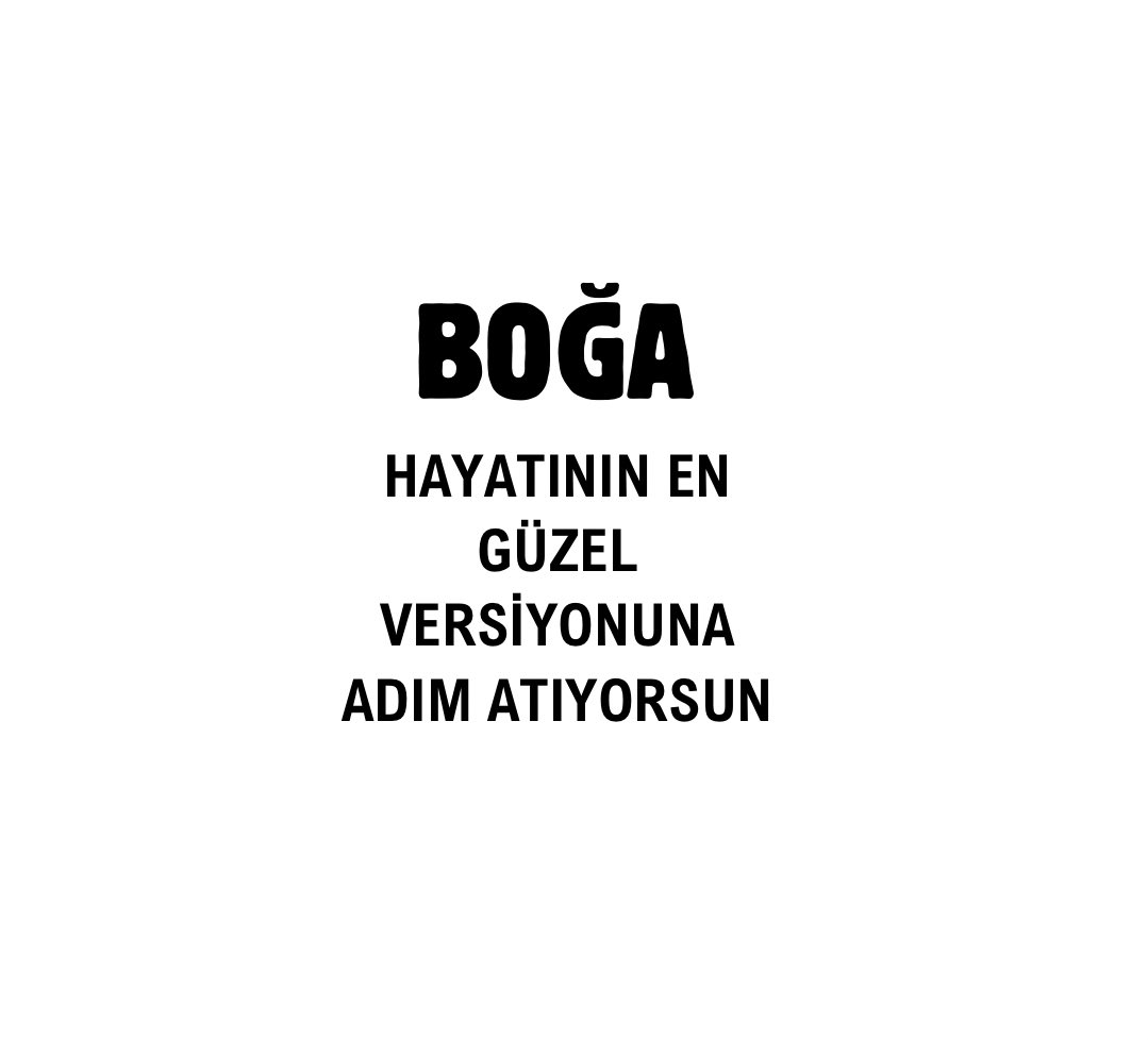 BOĞA - 2026 Mesajın 💌