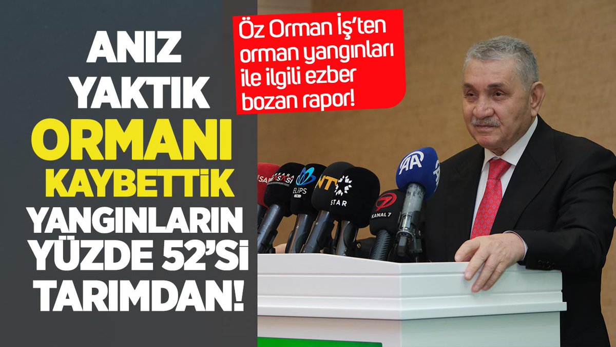 tarimdanhaber's tweet image. Öz Orman-İş Sendikası 2025 orman yangınları raporunu açıkladı.

Verilere göre yangınların yüzde 52’si anız yakma ve tarımsal faaliyetlerden çıktı.

Bu yangınların büyük bölümü önlenebilirdi.

tarimdanhaber.com/oz-orman-isten…