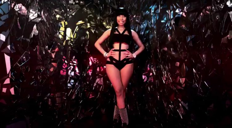 onikaswardrobe's tweet image. @NICKIMINAJ in Big Sean's Dance (A$$) video wearing a black Herve Leger Tamara Swimsuit ($690.00). 

#NickiMinaj
#BigSean
#DanceAss
#HerveLeger
#swimsuit
#barbie
#style