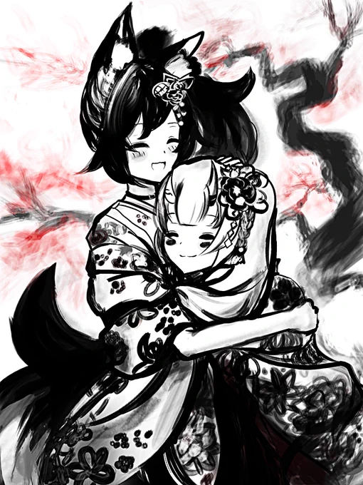 #みおーん絵 #百鬼絵巻