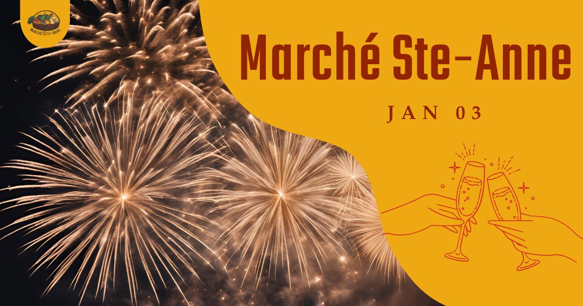 MarcheSteAnne's tweet photo. Marché Ste-Anne 2 janvier ⛄ Ste-Anne Market January 2nd - https://t.co/RASOvE7yfc https://t.co/86YgFntXuR