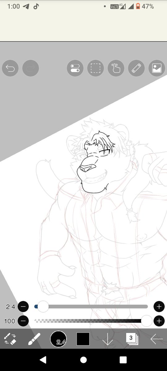 Drawing this big ol tiglion for 2026