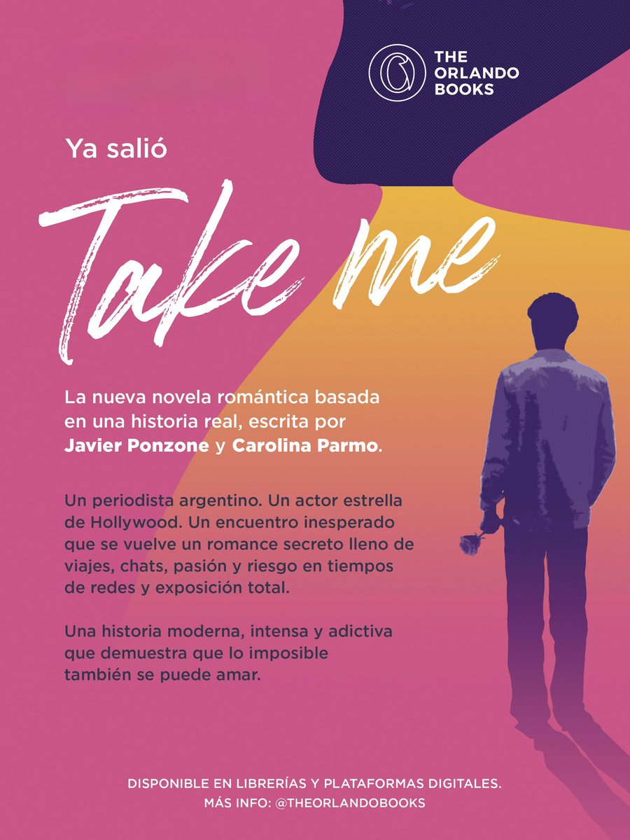 ¿Te gustó la primera temporada de #HeatedRivalry? ¿Leíste los libros? ¿Buscás una historia ❤️🔥 entre un periodista y actor/estrella de Hollywood? 

Comprá ya mismo “Take Me”: leelo, disfrutalo y más… antes de que llegue su versión 📺🎬

Disponible en librerías, ebook y más 📚