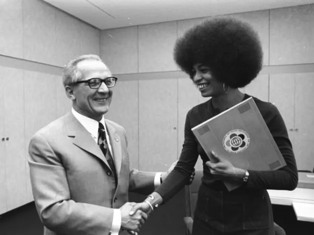 Maybe the funniest thing about Rockhill's theory that the CIA funded Marcuse to seduce the American left away from "actually existing socialism" is that this was Marcuse's most famous American student: