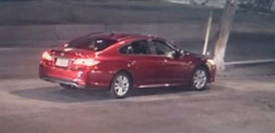 Updated photo of suspect vehicle involved in Thursday’s 1:30 a.m. hit and run crash that fatally injured Afriye Seegars, 23, and critically injured a 24-yr-old man while they were standing on the sidewalk outside a bar at 237 Hermitage Ave. They were about to get into a rideshare