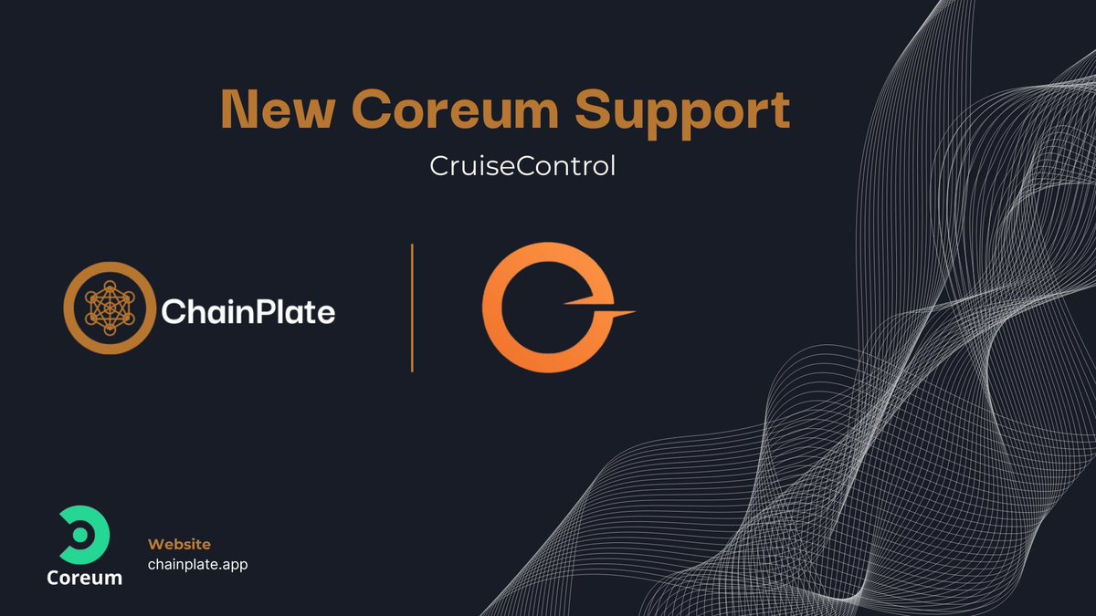 ChainPlate_'s tweet photo. 2026 Is Here And We Are Back To Building !

Going into this year we are excited to announce full support for all @JoinCruiseCtrl assets.

As the meme token momentum continues to build we have graciously received over 200,000 $COREZ and over 100,000 $BAGE  now locked in escrow. https://t.co/wGfn4Ts7ag