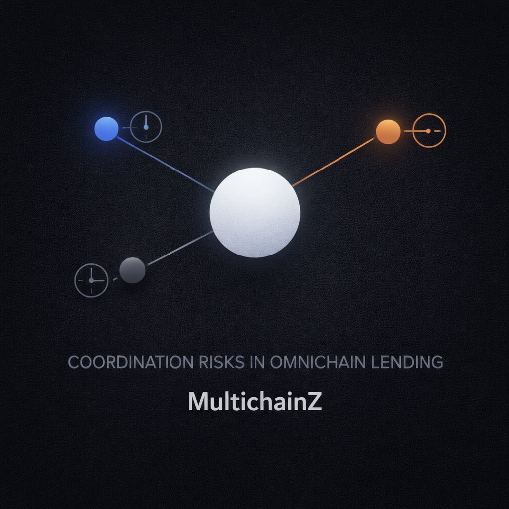 MultichainZ frames lending as chain-agnostic, but credit risk is not.

Even if collateral is managed omnichain, liquidation, oracle updates, and volatility spikes still occur locally and asynchronously. That gap matters more than routing or UX.

The design assumes that a unified