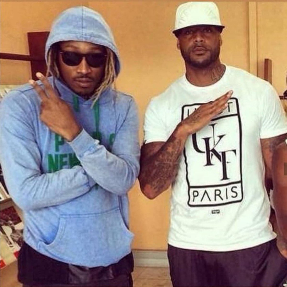 HorizonHiphop's tweet image. Photo légendaire de Booba avec Future 📸