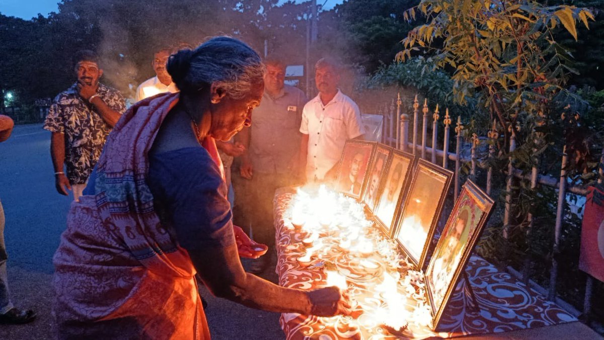 With the arrival of 2026, an event was held at the beachfront in Trincomalee to the memory of 5 Tamil students - Manoharan Ragihar, Yogarajah Hemachchandra, Logitharajah Rohan, Thangathurai Sivanantha, &amp; Shanmugarajah Gajendran- killed at the start of another new year 20 yrs ago.