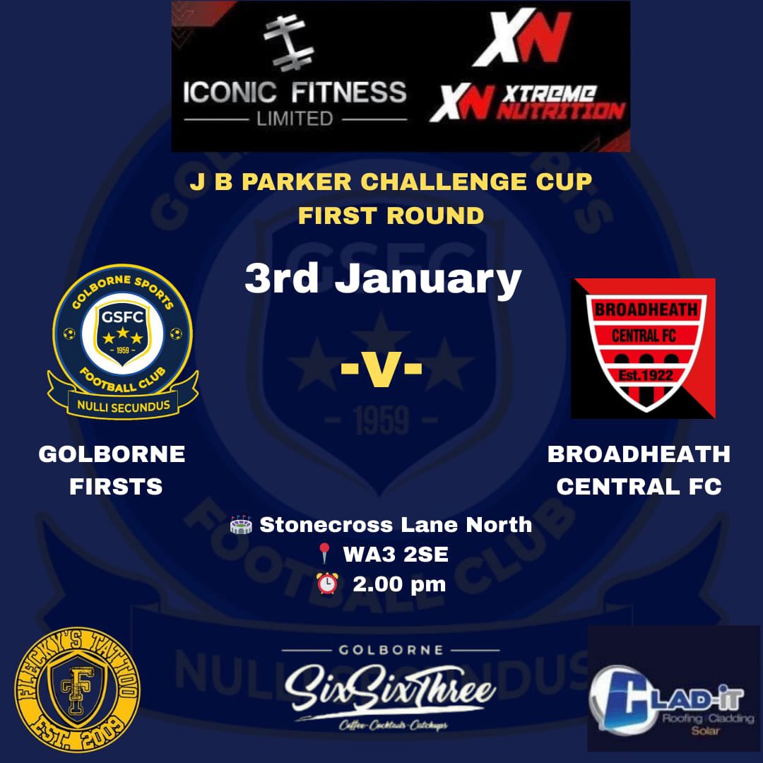 First team back in action tomorrow as we host <a href="/bcfc1922/">Broadheath Central FC</a> in the cup. 
Bar open from 12.
Please come and show your support.
UTFG🔵🟡