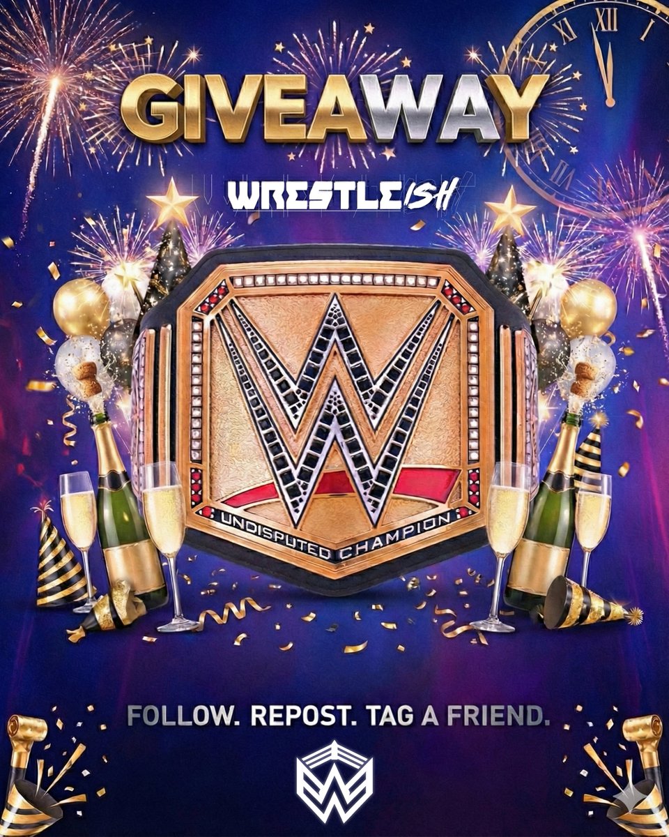 WrestleIsh's tweet image. 🚨 GIVEAWAY RELAUNCH: Undisputed WWE Championship! 🚨

We have lowered the goal to unlock the winner! We are giving away an Undisputed #WWE Championship replica and we are already 57% of the way there!

HOW TO ENTER (OR EARN A BONUS ENTRY):

❤️ Like
✅ Follow
🔁 Repost
👥 Tag a…
