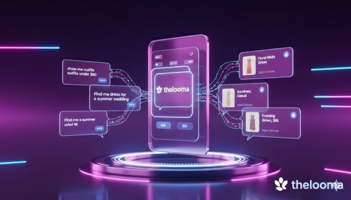 Why make customers scroll endlessly when they can find exactly what they want in seconds? 😒 

With TheLooma, your Telegram AI helper understands the vibe…
“show me outfits under $80” and get instant, curated suggestions that fit their style . 

No scrolling. No filters. Just