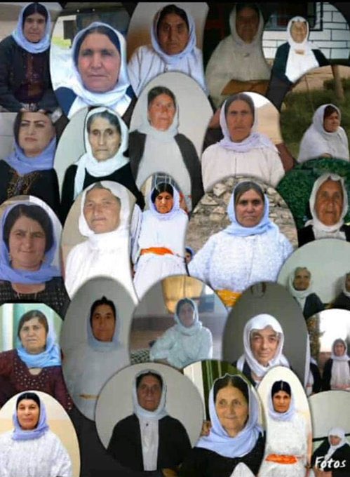 Yazidisto's tweet image. Never forget the 80 Yazidi grandmothers who were buried alive by Islamists for being considered too old to be sex slaves.