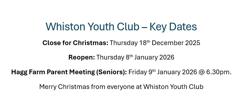 Whiston Youth Club tweet media