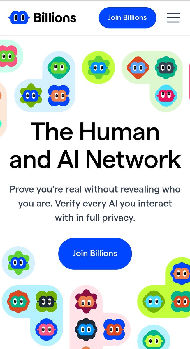 Yeni Web Sitesi Yayında 🚀

 billions.network

Aynı Misyon: İnsanlar ve yapay zeka ajanları arasında güven inşa etmek.
Aynı Güvenilir Teknoloji. Aynı Gizlilik Önceliği.
Aynı Saniyeler İçinde Doğrulama. Aynı Sıfır Veri Paylaşımı.
Aynı Topluluk Önceliği.
Aynı Yapay Zeka
