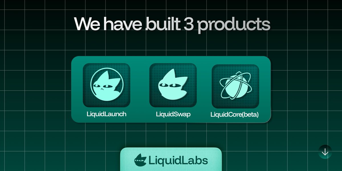 Innovation is at our core.

This year, we successfully expanded the LiquidLabs ecosystem with three powerhouse products:

LiquidLaunch – empowering the next generation of projects. 
LiquidSwap – seamless, high-velocity trading.  LiquidCore – our new unique infrastructure
