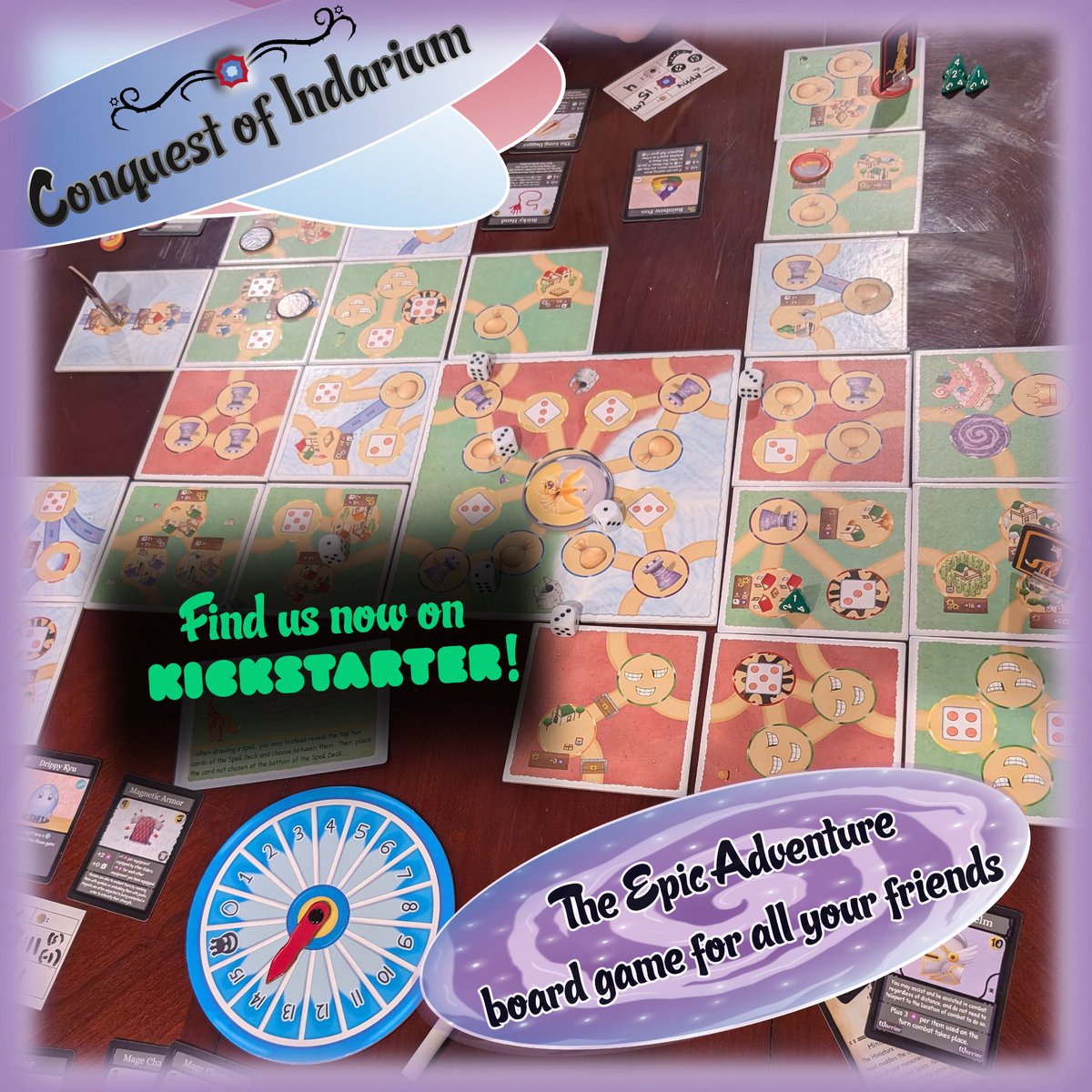 IndariumGame's tweet image. Check us out!  Conquest of Indarium is an adventure conquest game where you travel the world, fighting monsters and gaining wealth all while liberating towns from evil.

Conquest of Indarium, via @Kickstarter kickstarter.com/projects/conqu…