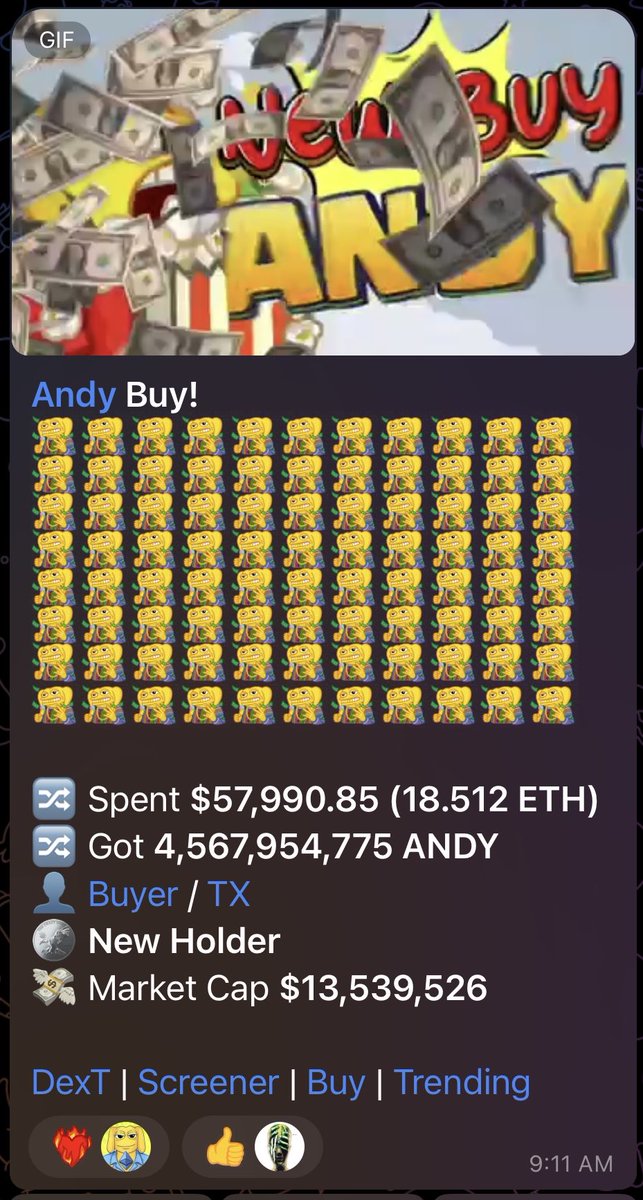 kek0x's tweet image. “They must not know that $ANDY is a forced meme”

While people fud $ANDY at the lows, the big boys snag up all the supply 

I’ve seen how this played out before. 

Watch how $ANDY forces his big yellow nuts on your forehead 

@andycoinonerc 🥜