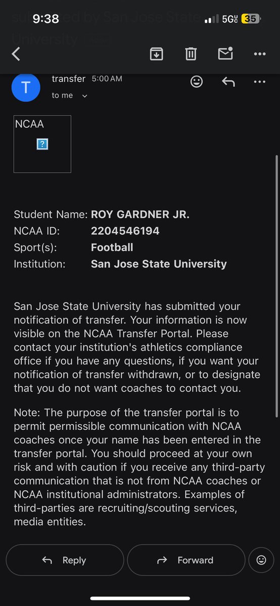 RoyDeuce's tweet image. officially in the portal! ATH ready to play any side of ball /w 3 years of eligibility. @jabari_carr