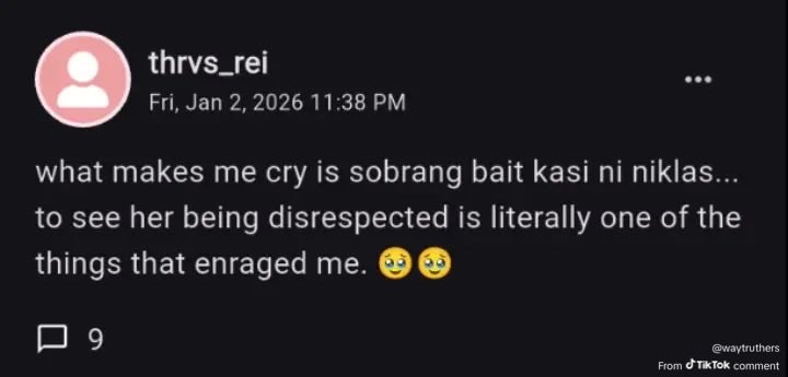 sanvbaby's tweet photo. when she pieced it together while looking around his cousins, that’s when you know that she finally felt unwanted and disrespected. and she didn’t deserve that. all she ever wanted was to belong to a family who chooses her and accepts her for who she is. https://t.co/Qe1KPuCfWA