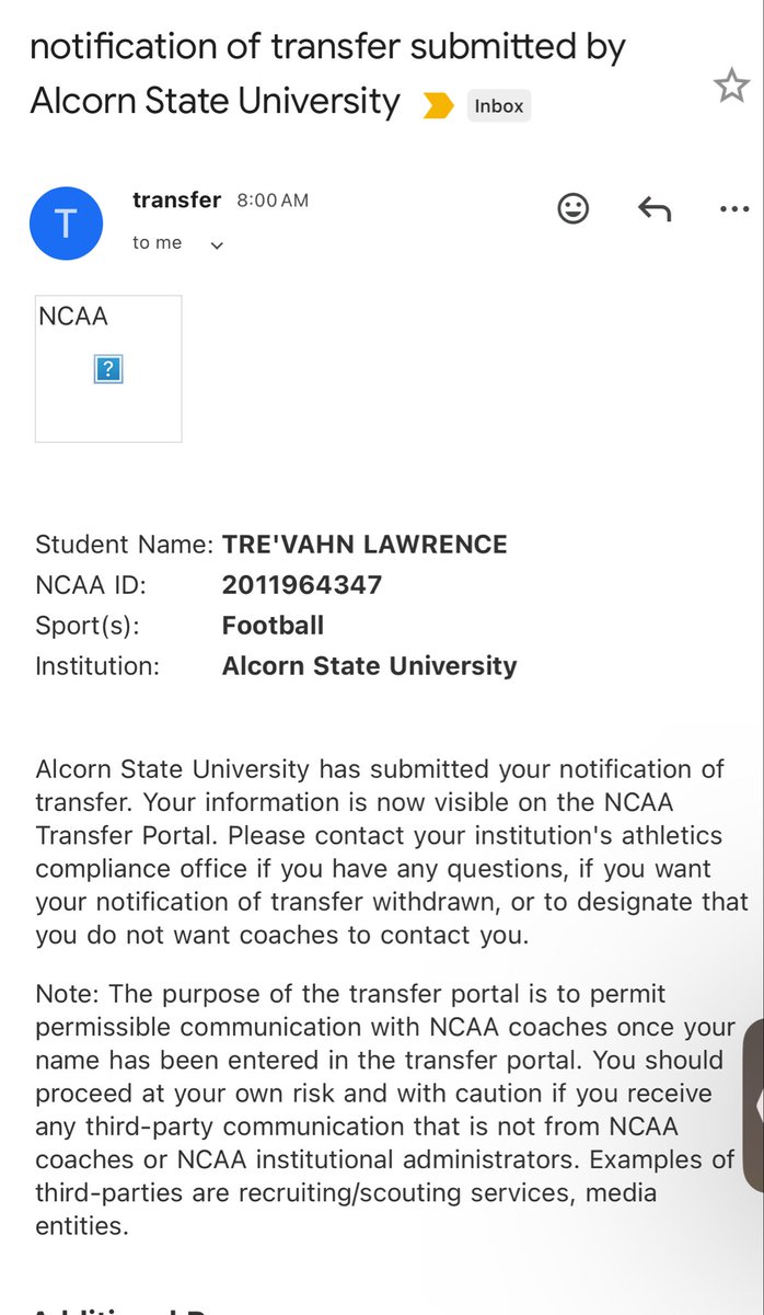 Tre Lawrence tweet media