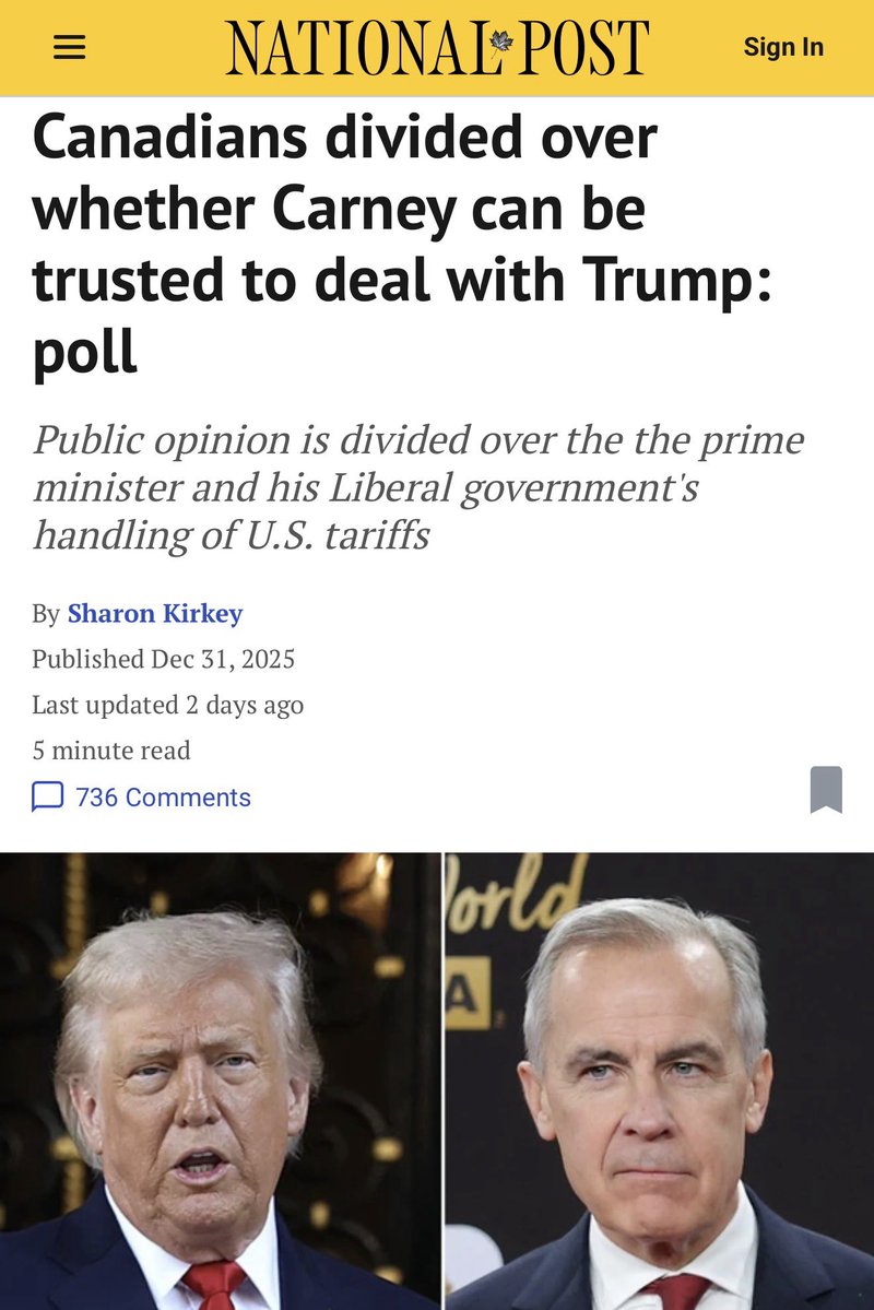 Carney’s elbows up promise was political fraud. 

He failed. 

He cannot get a deal with Trump. 

And now CUSMA is at risk with our Lumber industry being annihilated.  

There should be no division on this. 

It’s unequivocal: Actions speak louder than words.

Carney failed us.