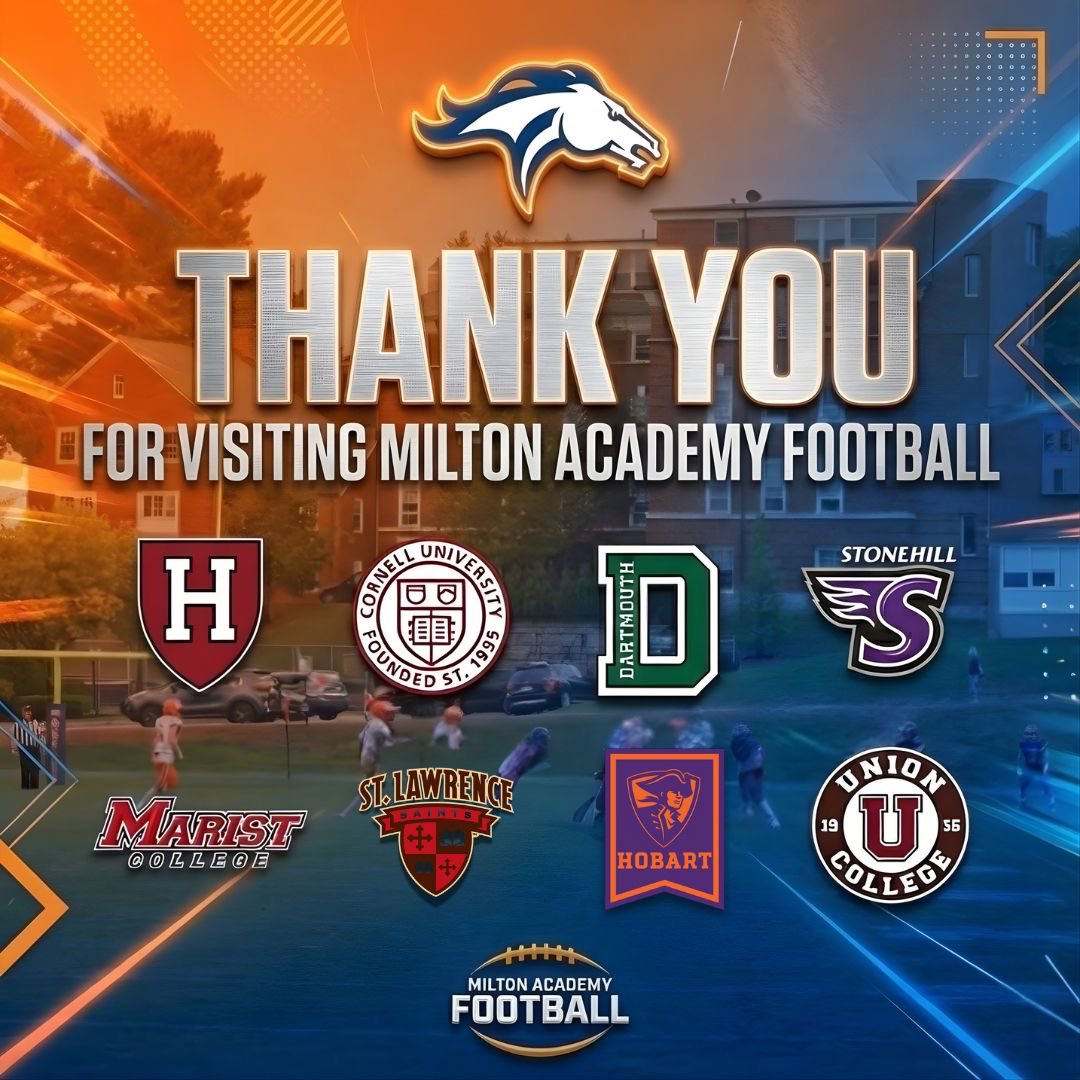 Milton Academy Football tweet media