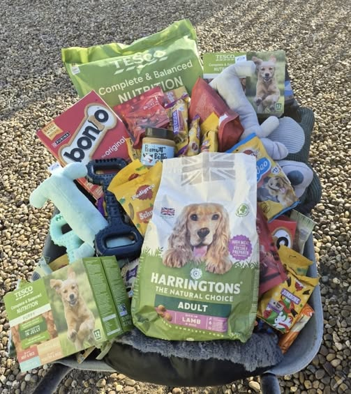 A big thank you to <a href="/Tesco/">Tesco</a> in #Rugby for having a donations bin in store for 2025! And thank you to the customers who donated all these toys, food, and treats over the Christmas period. 💜

Happy New Year to you all! 🥳