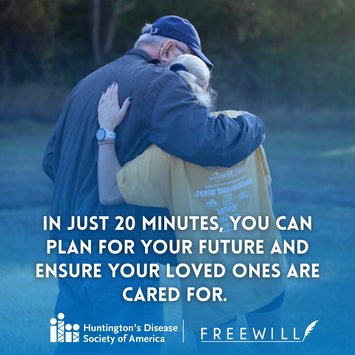 HDSA and FreeWill are working together to offer a free, secure way to write  your will online. The entire process only takes about 20 minutes, and you  can complete it, entirely from, image size:1200x1200