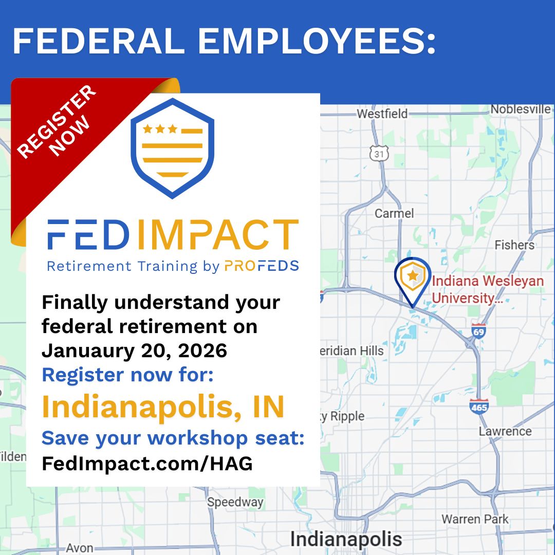 FedImpact's tweet image. Indianapolis, IN | FedImpact Retirement Workshop – January 20, 2026

Federal employees in the Indianapolis area—now is the time to get clear, confident, and informed about your federal benefits before major retirement decisions are on the table.

At this free FedImpact Retirement…
