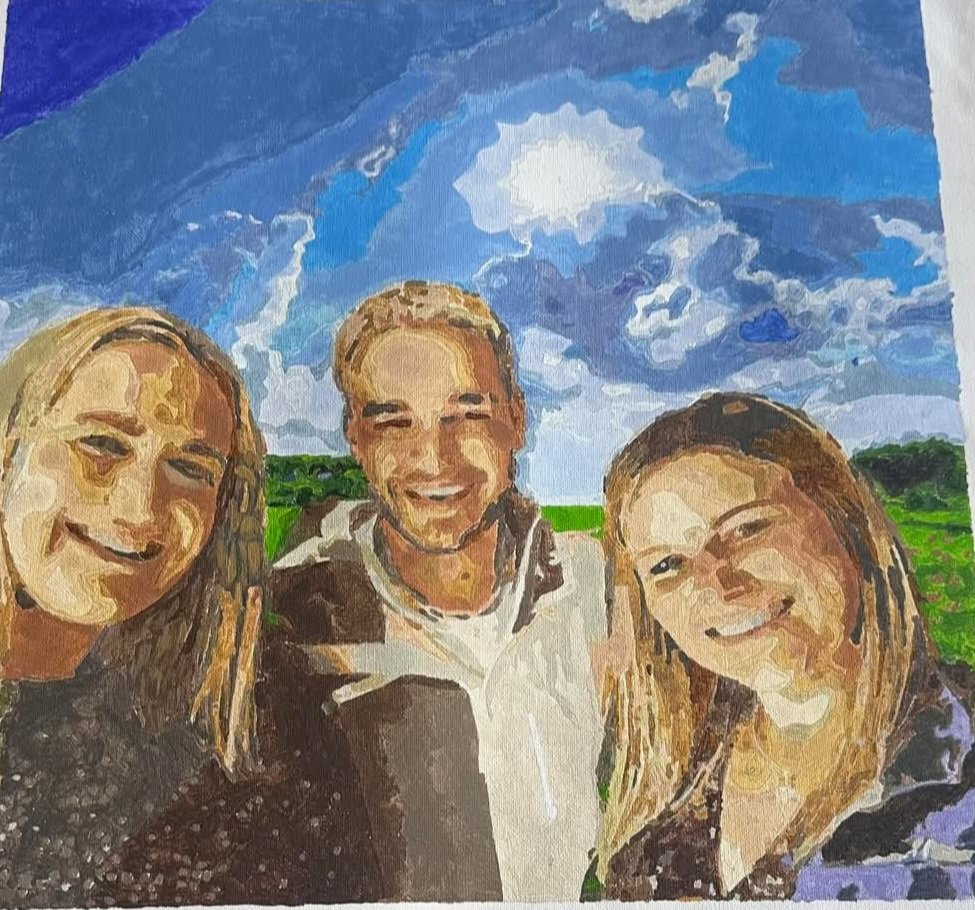 Liam_P_Forever's tweet image. Nicola's beautiful tattoo in honour of Liam &amp;amp; her painting of the 3 of them together ❤️ So talented.

It's such a beautiful photo of the 3 of them &amp;amp; has always been 1 of my favourites 🥰

11,372 will forever break my heart.💔