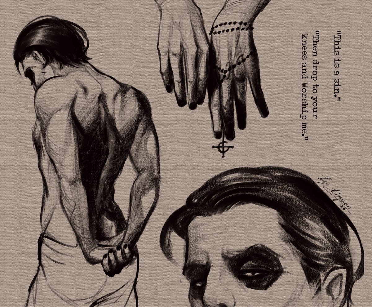 lingenmustdie's tweet image. insomnia Cardinal Terzo sketches

#papaemeritusiii #cardinalterzo #thebandghost
